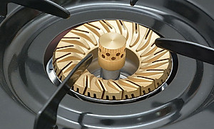 Bếp Ga Dương Đôi Rinnai RV-6Double Glass(SP) - Đen- Hãng chính hãng